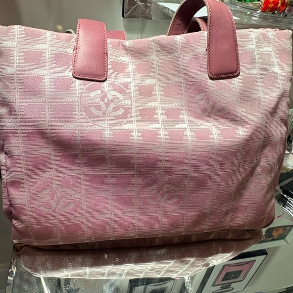 CHANEL Handbags - Chanel Pink Travel Ligne Tote Bag